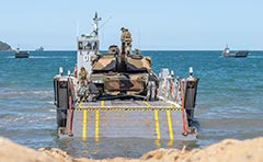 2 Cavalry Regt M1A1 SA Abrams amphibious extraction Ex Sea Explorer 21